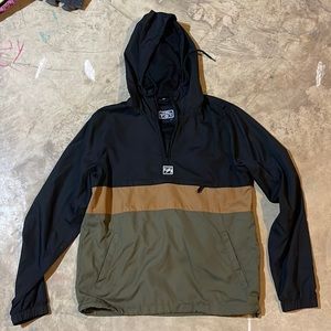 Billabong windbreaker quarter zip